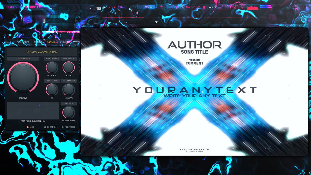 colove_m's tweet photo. ZGamerX 11 by COLOVE Products for @FL_Studio - @Image_Line We are absolutely ecstatic about our amazing #ZGameEditorVisualizer templates that we have created specifically for you, our fantastic fans! These templates will beautifully enhance your studio
https://t.co/XH6hq0NIUM https://t.co/OUyGc6F4RS