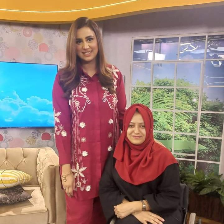 DisableWelfare's tweet image. Ms. Shaheena Ali (Women Coordinator DWA &amp;amp; Office Incharge DWA ILC) highlighting problems faced by #womenwithdisabilities &amp;amp; #accessibilityissues in our society at @SAMAATV 
 
@OsmaniNameer #disabilityawareness #dwa #pilc #awarenessdisabilty #inclusion #PWDs  #womenwithdisabilities