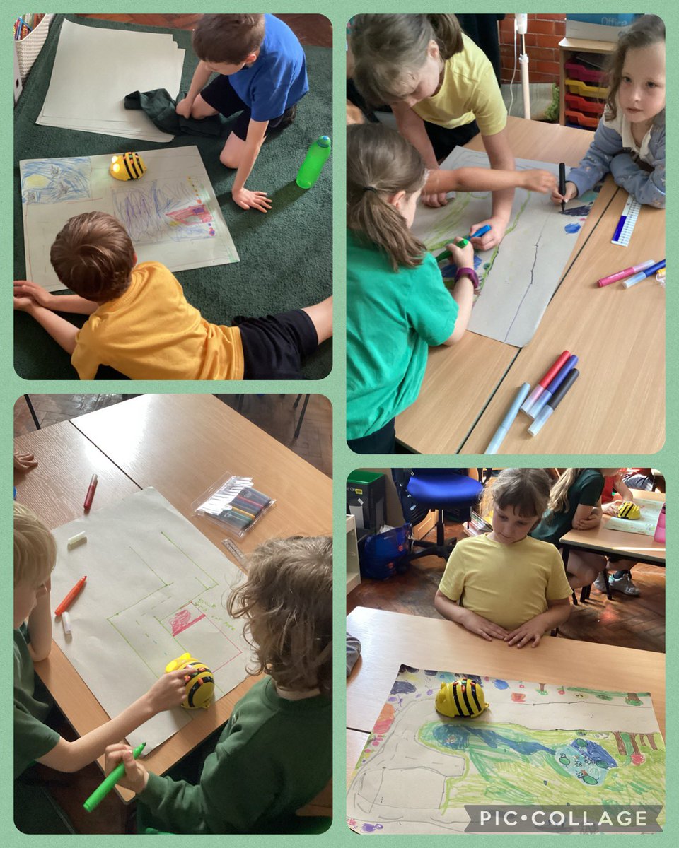 Year2Markeaton's tweet image. 🧠💪STEM week &amp;amp; T is for technology. Year 2 have been recalling how to programme bee bots and making our own ‘beebot worlds’ to move around. #MPSSTEM