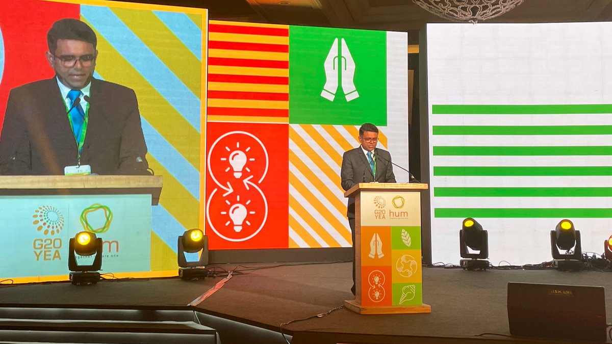 GIConfindustria's tweet photo. Kick-off #g20yea by @YiTweets
Today discussion will be on 4main pillars: agritech, tech in manufacturing, equal opportunities, digital economy.

New multilateralism is represented by engagement groups, entrepreneurs, young people, women that come together to discuss and cooperate https://t.co/t4GvR3gIbf