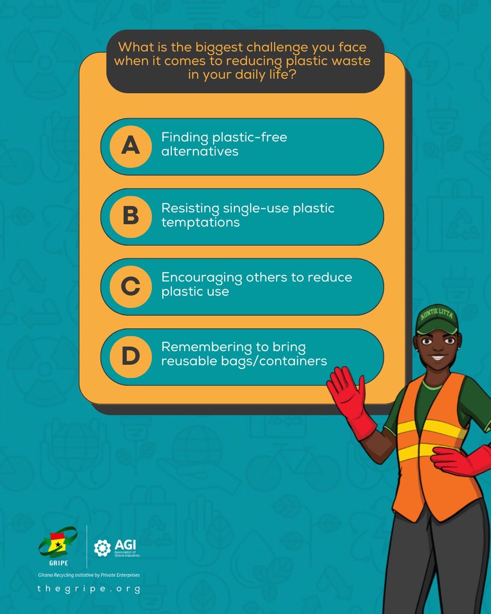 We want to hear from you! ♻️What's the biggest challenge you face in reducing plastic waste in your daily life? Share with us in the comments and let's start a conversation about sustainable choices. Together, we can make a positive impact on the environment. 
#ReducePlasticWaste
