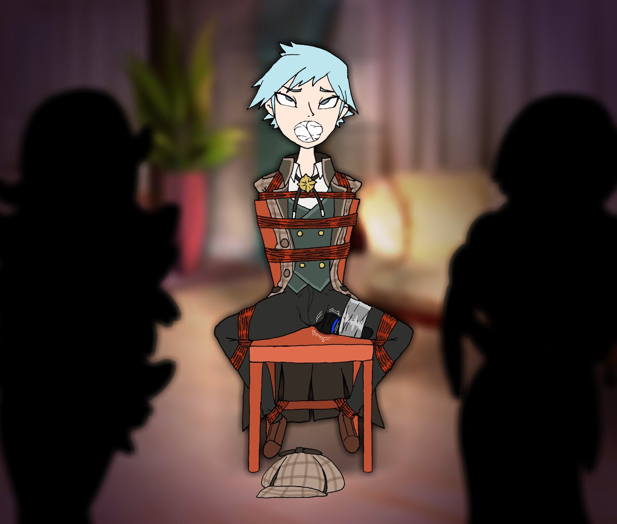 Red_dumpster's tweet photo. Steven Stone has been caught by two evil seductresses in Pasio!
Seems they have very "fun" plans for him, some that he doesnt seem to "vibe" with~

#myart #BDSM #NSFW #NSFWart #bondage #GiD #GiDday #GIDの日 #ArtistOnTwitter https://t.co/iKqSIDQKk7