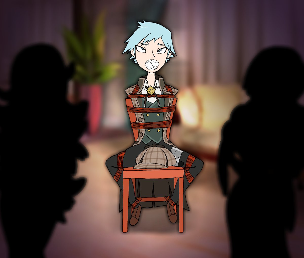Red_dumpster's tweet photo. Steven Stone has been caught by two evil seductresses in Pasio!
Seems they have very "fun" plans for him, some that he doesnt seem to "vibe" with~

#myart #BDSM #NSFW #NSFWart #bondage #GiD #GiDday #GIDの日 #ArtistOnTwitter https://t.co/iKqSIDQKk7