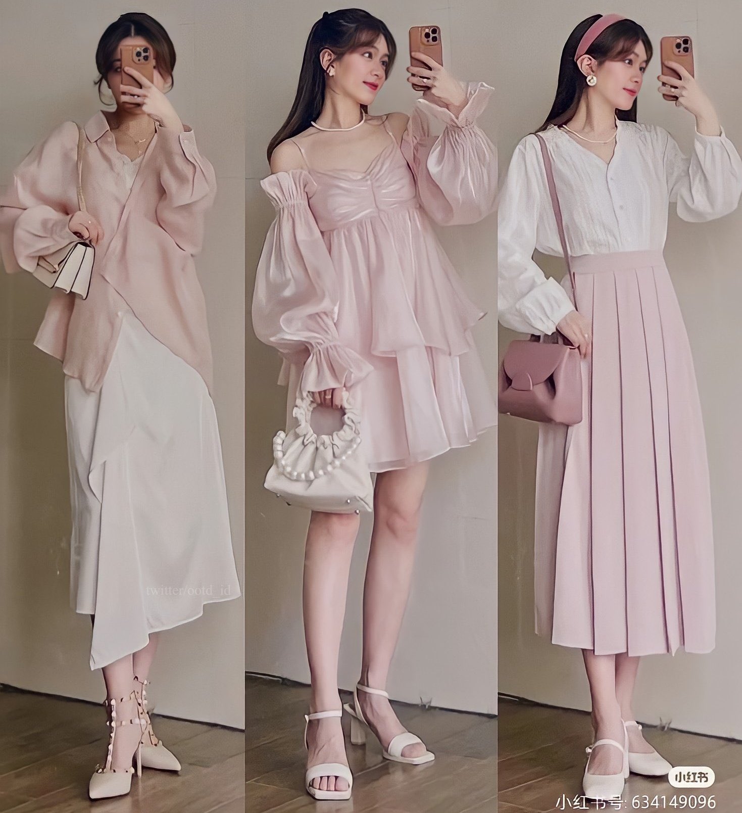 Korean pink cheap outfit
