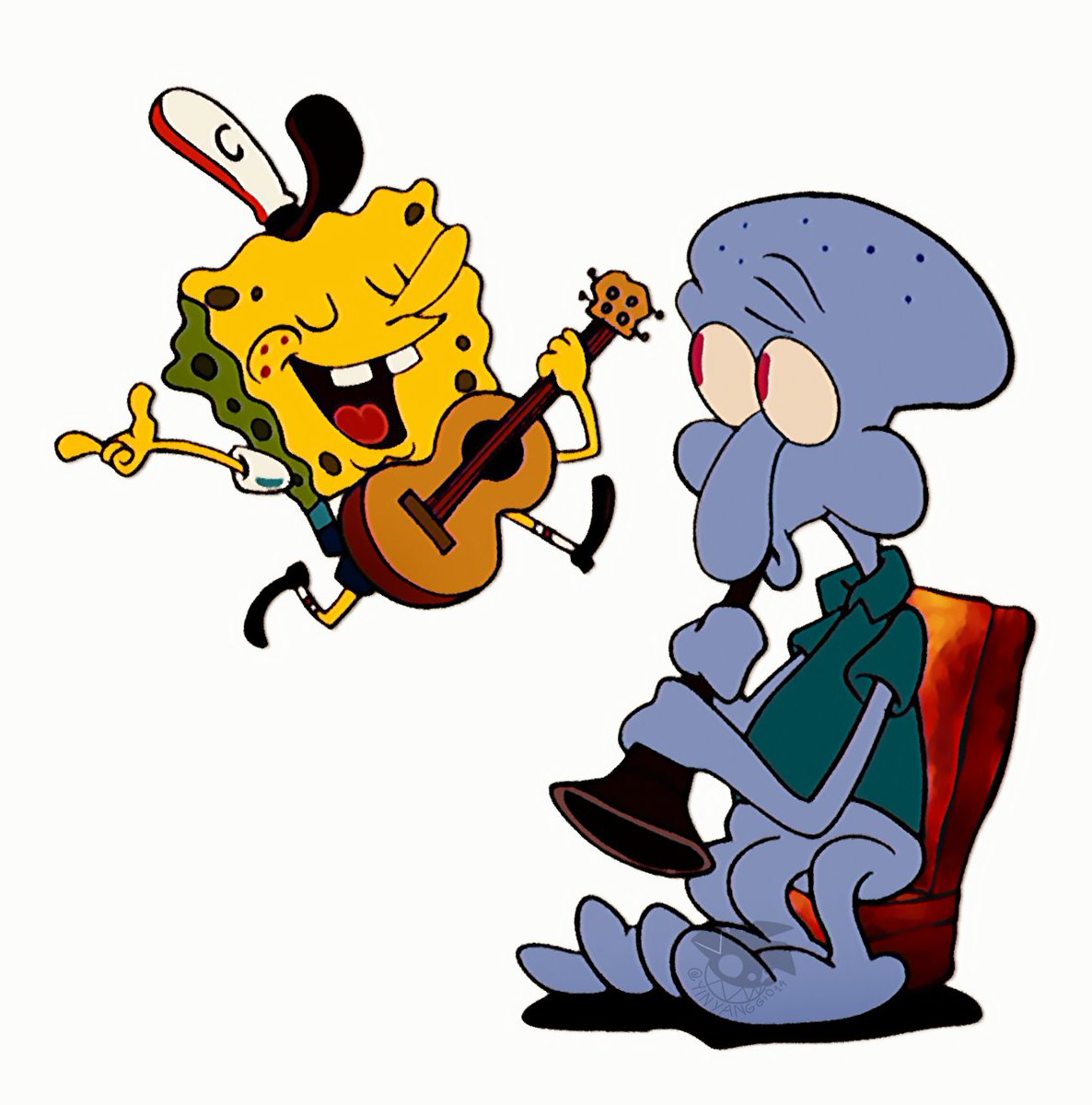 YinyangGio14's tweet photo. Loud but quiet.
#SpongeBobSquarePants #spongebob https://t.co/K1NdMMNCj2