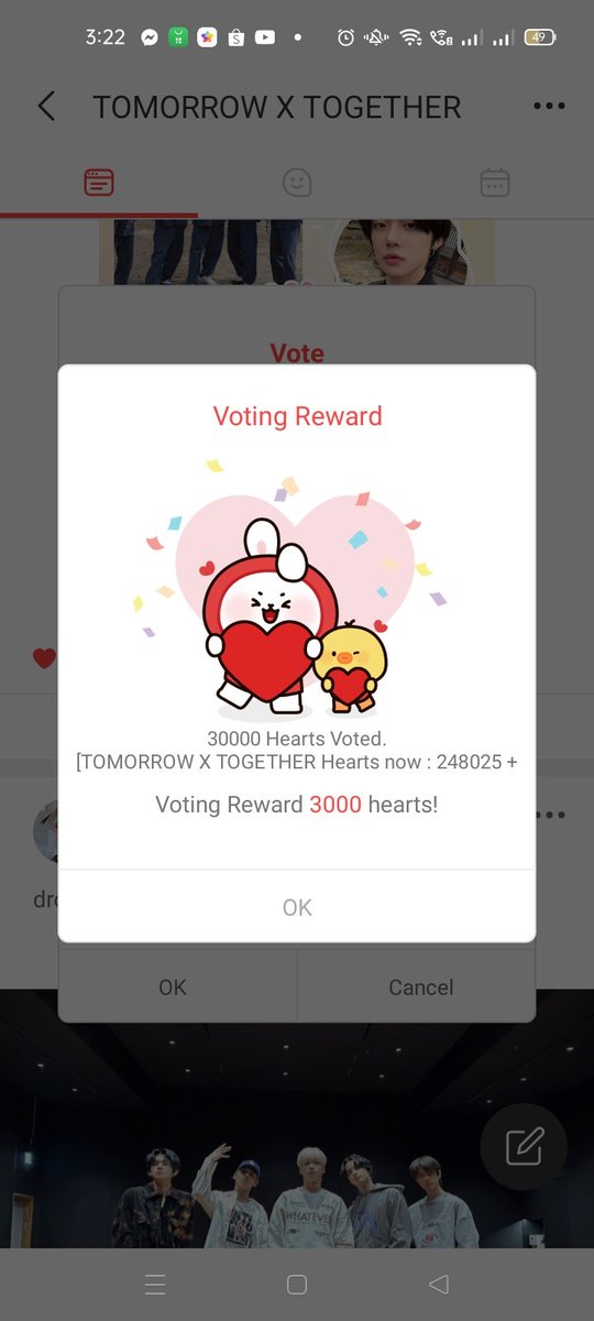 Done voting to #TXT  30k ever hearts.
Congratulations and thank you to all participants 🥳