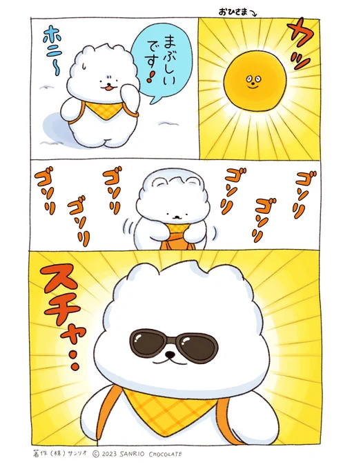 ひざしがつよい🌞 