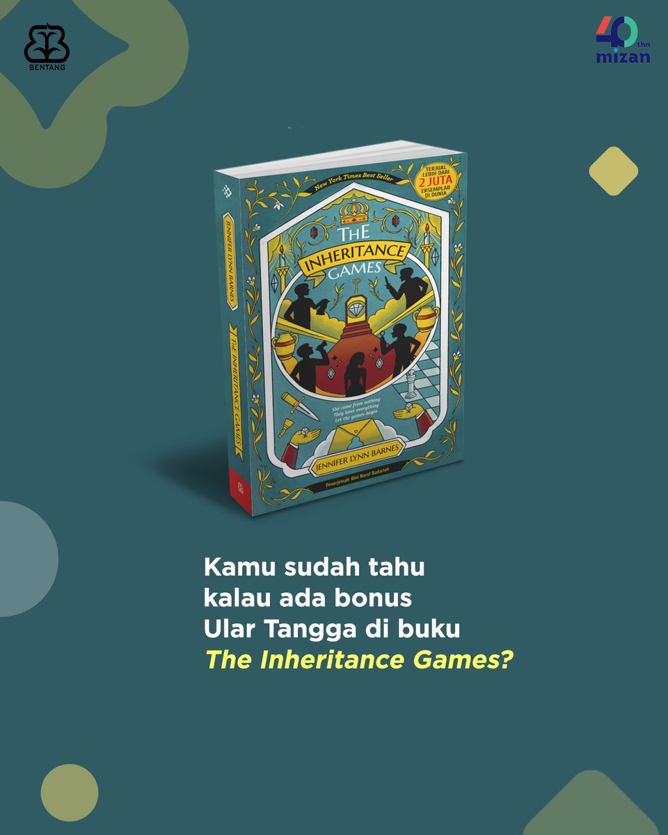 bentangpustaka's tweet photo. Share di kolom komentar, yuk!
#TheInheritanceGames #JenniferLynnBarnes #BentangPustaka #SpecialOffer #RekomendasiBuku #Bukumisteri #Noveltekateki #TheInheritanceGamesINA https://t.co/3CC2xHWYxE