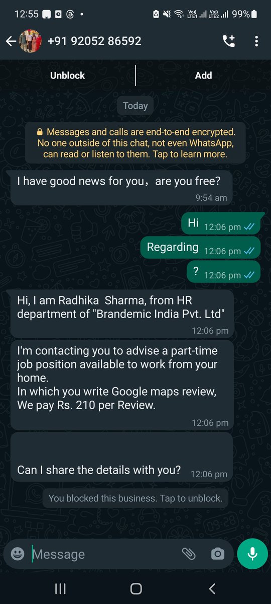 KSachin1983's tweet image. Scam alert!! #Taskfraud