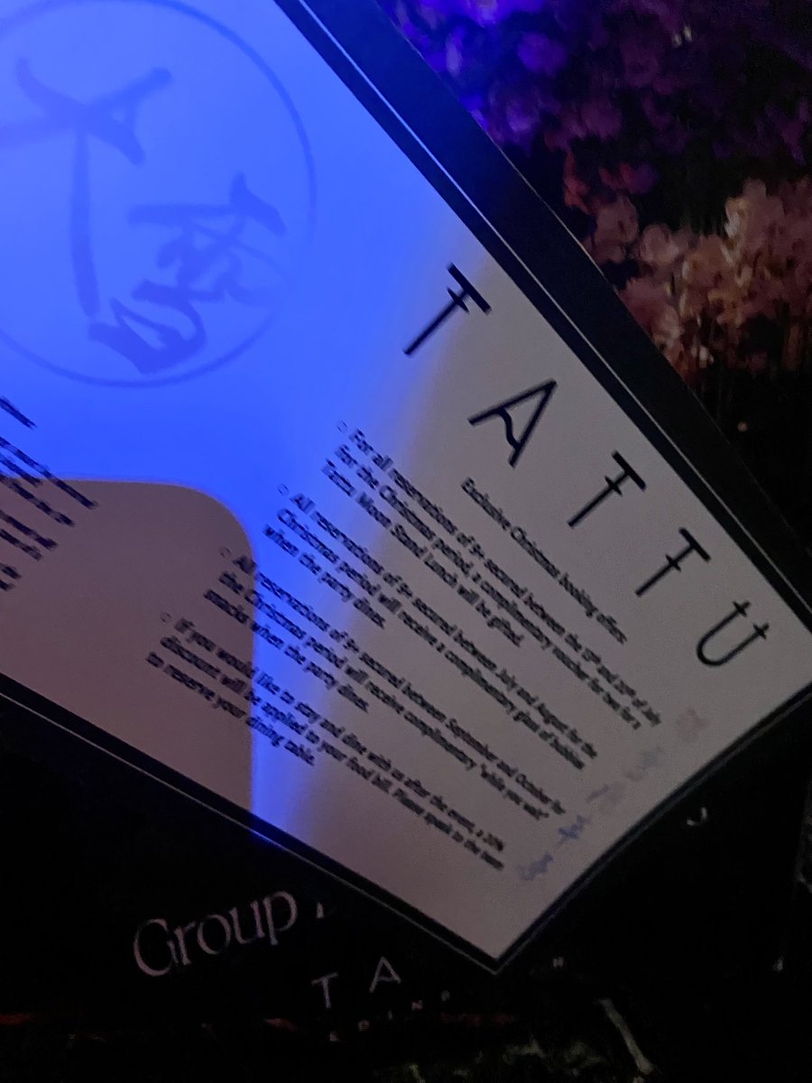 hamiltonsj1's tweet photo. Super evening of networking, cocktails and sampling the Christmas 🎅 menu delights @TattuRestaurant #EDINBURGH with @eicc @HarveyNichols @DoubleTreeEdin https://t.co/moo9bZ27XT