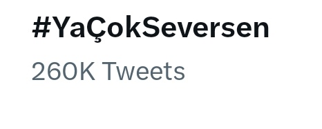 260 btw 💅😉 #YaÇokSeversen