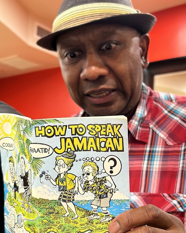 ronjacksonmusic's tweet photo. Arrived and assimilating as expected. 🫢😁
@visitjamaica #jamaica #mobay #montegobay #negril #ronjackson #patois #jamaicanpatois #visitjamaica #jamaican #funny #comedy #joke #laugh #hilarious #ronjacksonmusic #ronjacksonguitar #ronjackson7string #slang #ronjackson7stringguitar #rhaatid #cunumunu #ginnal #cooyah #kingpoopalick #kissmirass #howtospeakjamaican #jamaicanculture #irie