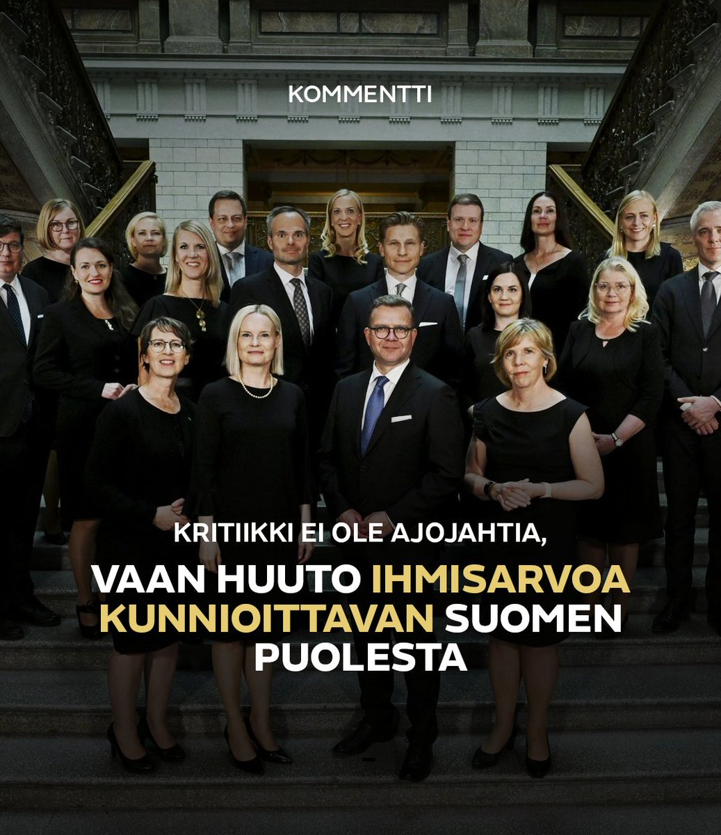 MTVUutiset's tweet photo. "Kun Suomen politiikan korkeimmassa johdossa viljellään rasismia, journalisti ei voi kuunnella näitä ihmisvihaa huokuvia puheita neutraalisti ”mielipiteinä”. Rasistinen viha ja mielipiteen vapaus ovat kaksi eri asiaa."

👉https://t.co/RgcIi9YAnW

#hallitus #orpo #purra #rasismi https://t.co/KiiGUvvMql