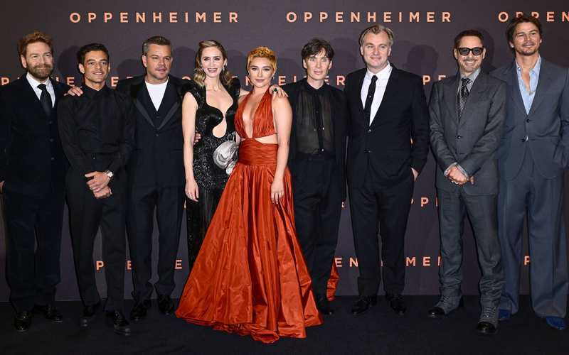 todayentertainn's tweet photo. The star-studded cast of "Oppenheimer" walked out of the film's London premiere early on Thursday, in solidarity with the Hollywood actors' union, which called its first major strike in more than 40 years. #oppenheimer

https://t.co/UohzNaBRiB https://t.co/r7SOmIO7rn