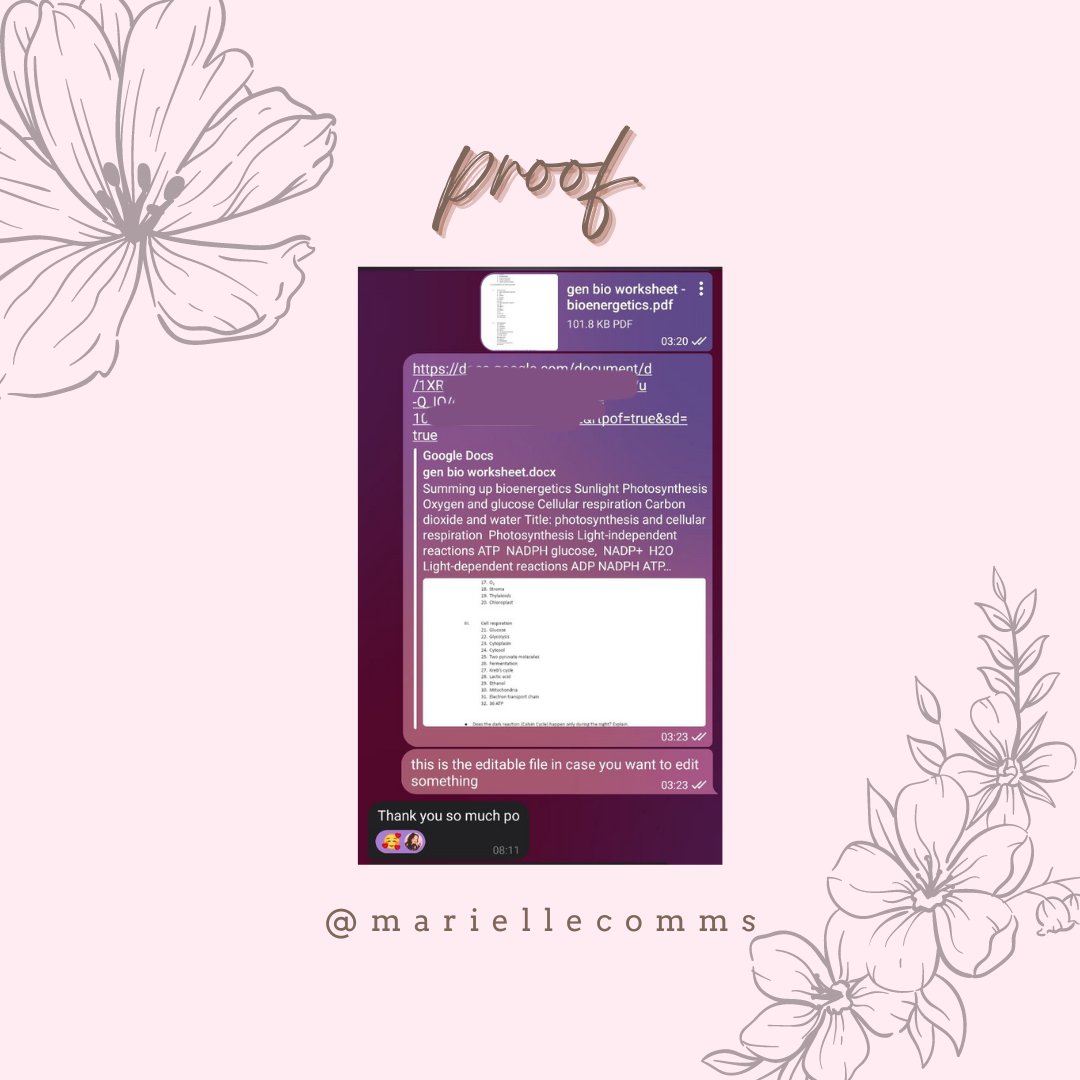 mariellecomms's tweet photo. ✿  general biology worksheets and essays

#MACvouches https://t.co/d0zk9pJWYm