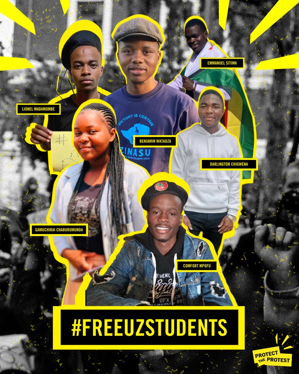 Urgent Action 📢🗣️ Zimbabwe: Students arrested for peaceful protest. Take action:amnesty.org/en/documents/a…