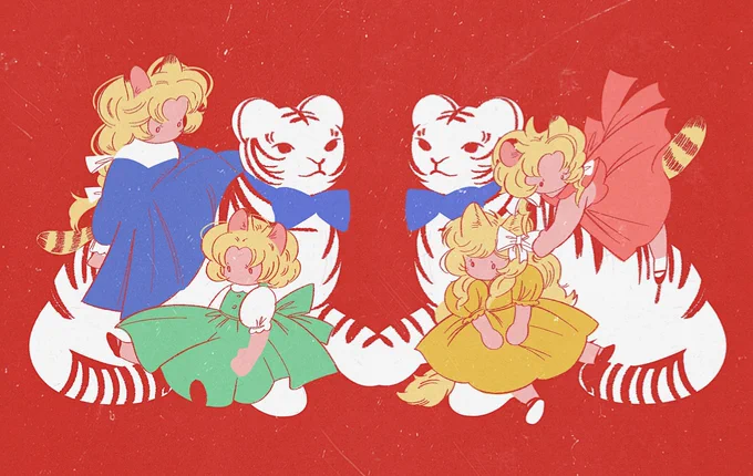 Hi! #PortfolioDay I love to draw fairy tale and retro illustrations. I especially love tigers and girls  I would like to work on book covers and more various kinds of pictures! I look forward to working with you!