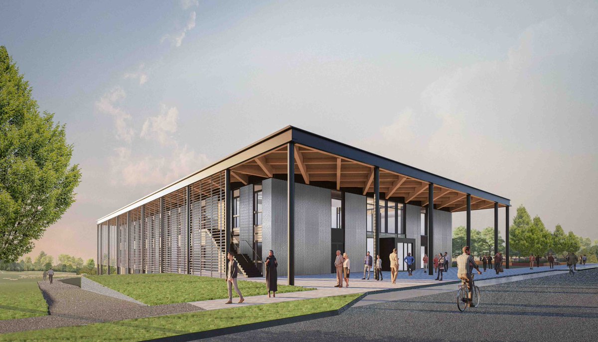 Excited to announce we have started work on our new Thornton building, named after our Director Emeritus and inspirational scientist, Prof Dame Janet Thornton.

We are grateful to <a href="/UKRI_News/">UK Research and Innovation</a> &amp; <a href="/wellcometrust/">Wellcome</a> for their amazing support for this project!

ebi.ac.uk/about/news/ann…