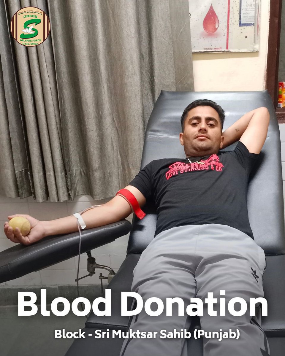 GreenSwelfares's tweet photo. Every drop counts! 🩸 
The selfless volunteers of Shah Satnam Ji Green 'S' Welfare Force Wing are constantly donating blood for patients in need, embodying the true spirit of compassion and service.  #DonateBlood #SavingLives #DeraSachaSauda https://t.co/tRLGa1HofW