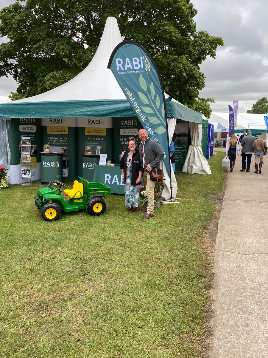 Imel are very excited to be at the @greatyorkshow What better way to start than a visit to the @RABIcharity stand to hear about all the fabulous work they are doing to support farmers and the wider farming community. #helpingfarmingpeople #GreatYorkshireShow @DarrenSoothill1