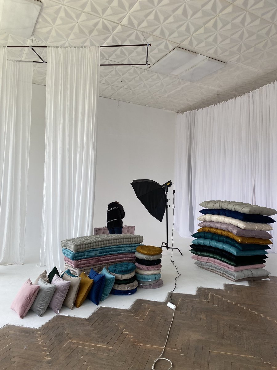 Mornings at the workshop start with a delightful challenge: 20 floor cushions that need to be captured in studio. 

Just placed an order for a truckload to transport these beauties. 😄🚛 #WorkshopLife #FloorCushions #homedecor #comfort #hometomyheart #interiordecor #interiors