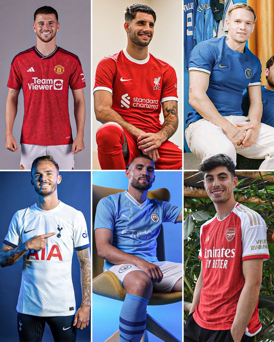 ESPNUK's tweet image. Which Premier League 'Big Six' side has released the best home kit for next season? 🤔