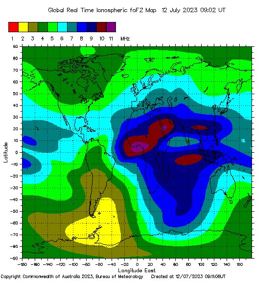 Global Optimum NVIS Frequency Map Based Upon Hourly Ionosphere Soundings via https://t.co/6WcAAthKdo #hamradio https://t.co/TYuHzzZADi