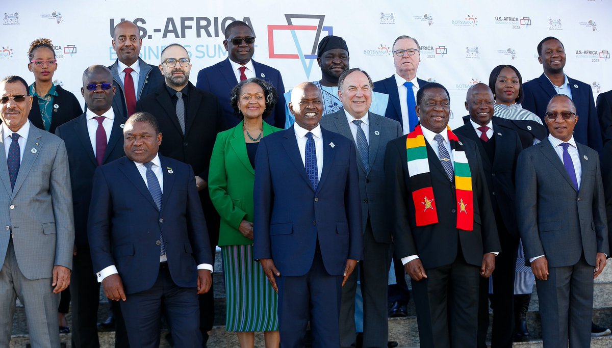 OfficialMasisi's tweet photo. Today marks the start of the historic, #USAfricaBizSummit2023 right here in Botswana. This summit is renowned as the largest and most influential conference on doing business and investing in Africa. #AdvancingTogether #PushaBW #TransformBW #BuildingRelations #GoMasisi 🇧🇼 https://t.co/ju44AAlJnp