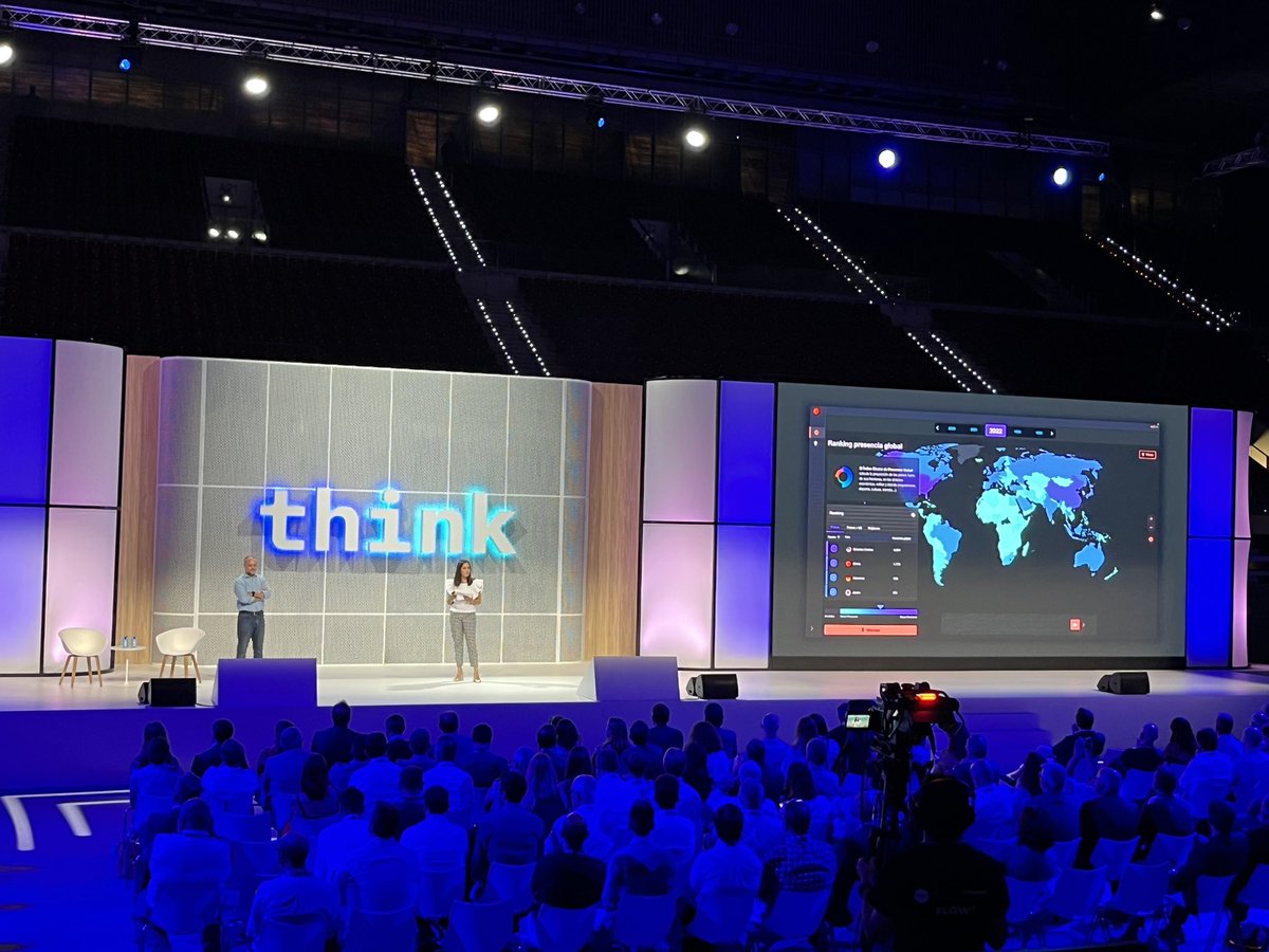 marialazaro's tweet photo. Estar en #ThinkMadrid de @IBM_ES y oír mencionar @rielcano, qué bueno! Explican el nuevo Índice Elcano de Presencia Global, que aplica #watson.ai. Gran trabajo, enhorabuena @iolivie y #EquipoElcano!
👇👇Aquí el enlace👇👇
https://t.co/LNKg0kKC5m https://t.co/qJ35skvu1I