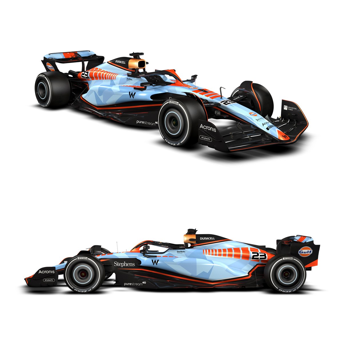 SkySportsF1's tweet photo. What are your thoughts on Williams' special livery for the Singapore, Japan and Qatar Grands Prix later this season? 💭 https://t.co/Q0Bj40LqME