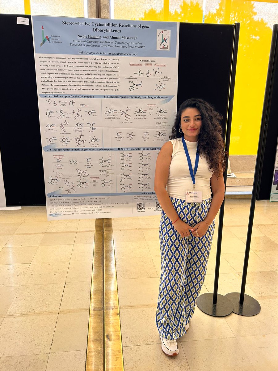 Nicole and <a href="/NadimEghbarieh/">Nadim Eghbarieh</a> are presenting their posters at <a href="/IMeBoron17/">IMeBoron17</a>!💐👏🍾