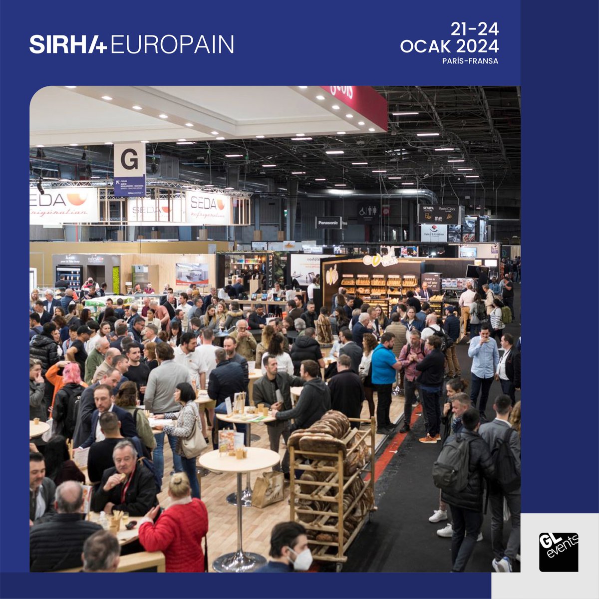 gleventstr's tweet image. Uluslararası fırıncılık, ekmek, pasta, dondurma ve şekerleme fuarı Europain, 21 - 24 Ocak 2024’te Fransa’nın Paris kentinde gerçekleşecek.

Detaylı bilgi için 👉 exhibitions.turkey@gl-events.com 

europain.com/en

#glevents #gleventsexhibitionsturkey #Europain