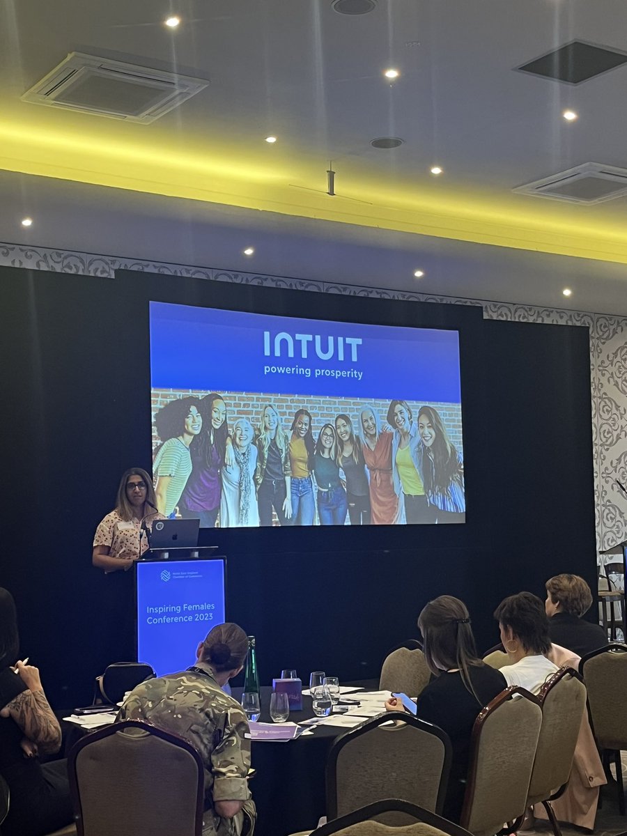We’re here at <a href="/Ramside_Hall/">Ramside Hall</a> for our 2023 Chamber Inspiring Females Conference, kindly sponsored by <a href="/Intuit/">Intuit</a>. 

Starting with chair of our Women’s Leadership Forum, <a href="/itsAlixBolton/">Alix Bolton</a> and Kavit Shial, customer success lead at <a href="/Intuit/">Intuit</a>🤩