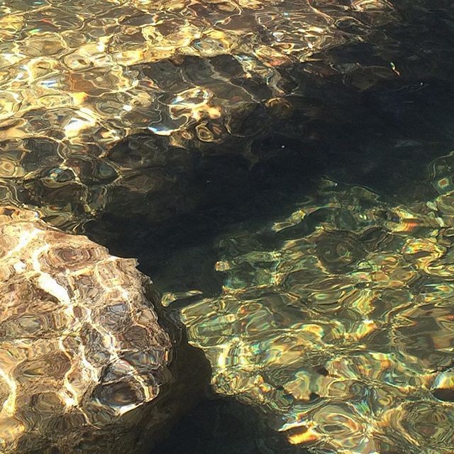 clear water calms everything.