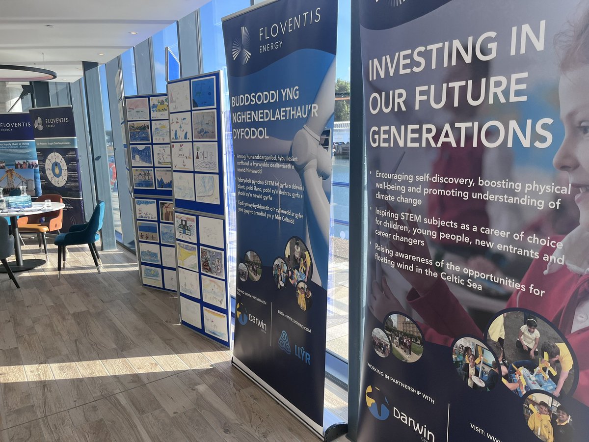 Great to have so many young people join us at our public awareness day yesterday <a href="/TyHotels/">Tŷ Hotels</a> Milford Waterway. 

Thanks to all that dropped in to see us, we’re excited to meet more of the community for day 3 of our events. 

#floatingoffshorewind #celticsea