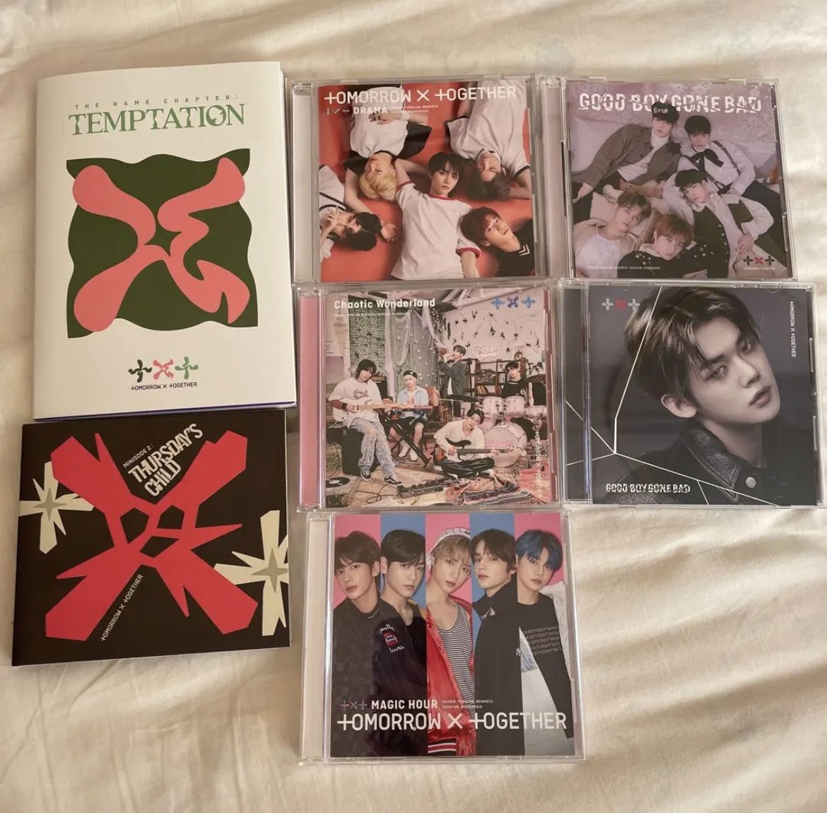 present_____h's tweet photo. TXT ソンムル企画
複重していたものを手放したいので、全てセットで1名様にお譲り致します。
トレカ等はついてなく、CDのみになります。そちらでもよろしければ、
♥️とRT、コメントで応募完了になります！
7月15日までの期間です。
#ソンムル企画 #TXT https://t.co/CozxxWcbHJ
