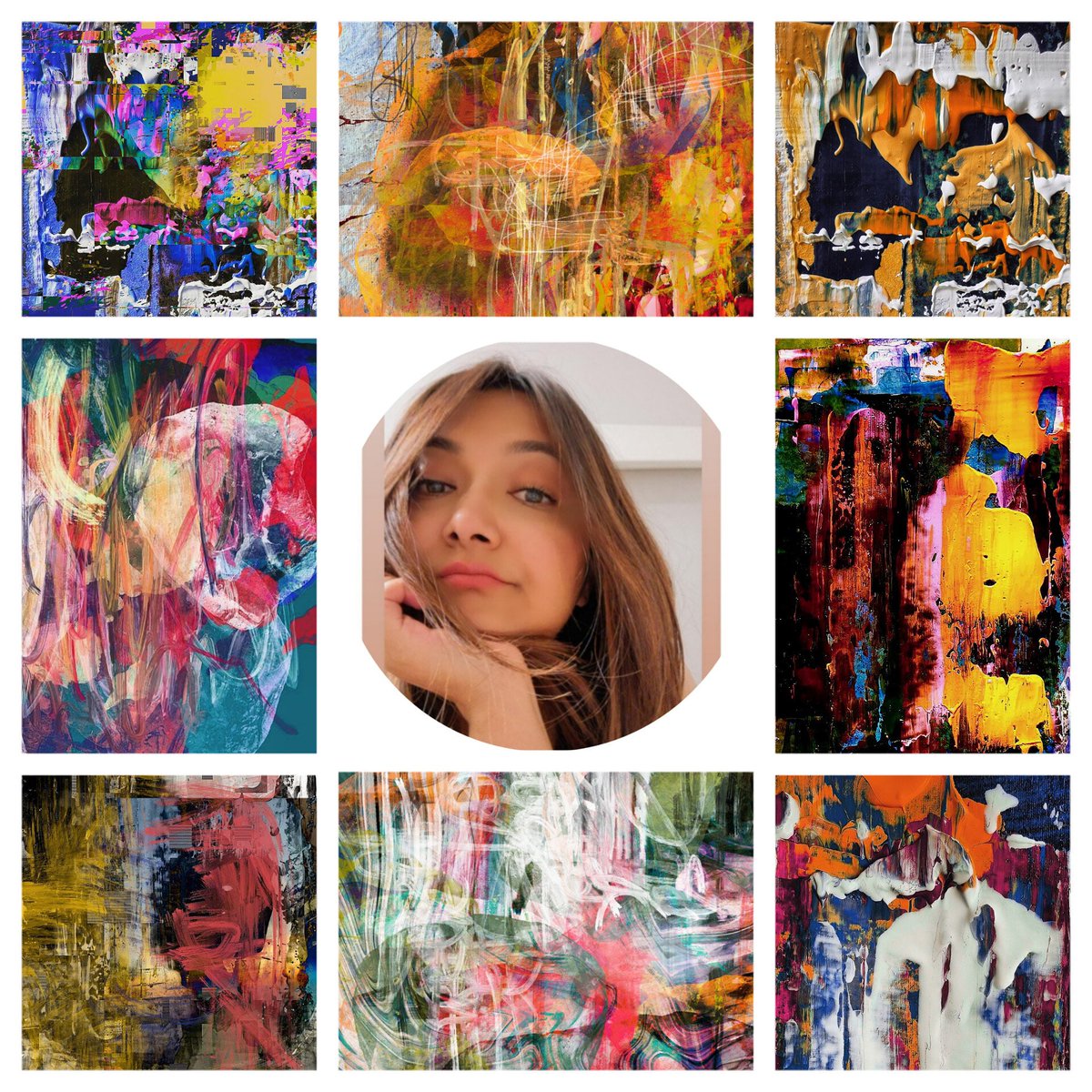 GM and here I am; Ishika, a self-taught abstract artist. I paint both traditional and digital abstracts where I let my colours run free! I am into NFTs since 2021 and it has been a wonderful journey so far. Thank you for being with me 💛 #PortfolioDay