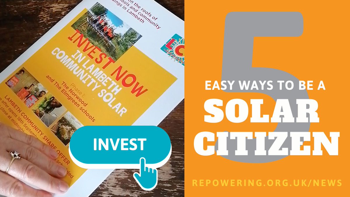 RepowerLondon's tweet image. Looking for an easy way to support #CommunityEnergy? Look no further than our latest blog at bit.ly/3O984h6

#SolarCitizen #ItsSoSimple #LondonSolarCity