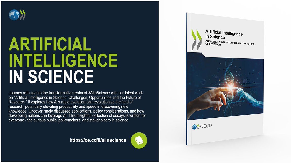 What are the current and emerging roles of #ArtificialIntelligence in science❔

Our new collection of essays features thoughts from eminent experts on how #AI can shape the future of #scientific research.

📖 Read online 👉 oe.cd/il/AIinScience

#SciencePolicy #AIinScience