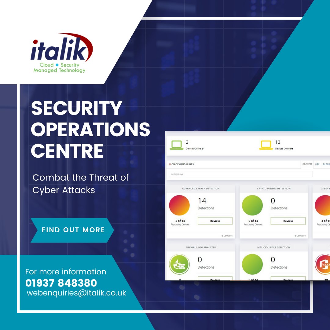 By using a SOC, you are getting 24 x 7 protection 365 days a year.  Cybercriminals work around the clock and your security should do the same.  

soamp.li/kqha

#SOCaaS #SOC #RocketCyber Cybersecurity #InfoSec #CyberSec #InformationSecurity