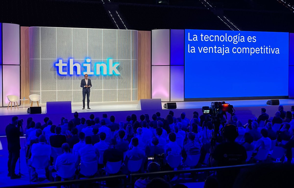 adigital_org's tweet photo. 👉Hoy asistimos a #ThinkMadrid de @IBM_ES para explorar las oportunidades de la #ComputaciónCuántica, la #IA y #CloudHíbrida y conocer #watsonx, su modelo fundacional de la #IAGenerativa con la que ser partícipes en la creación de valor
#SociosAdigital #Think2023 https://t.co/nBYmmEZvbs