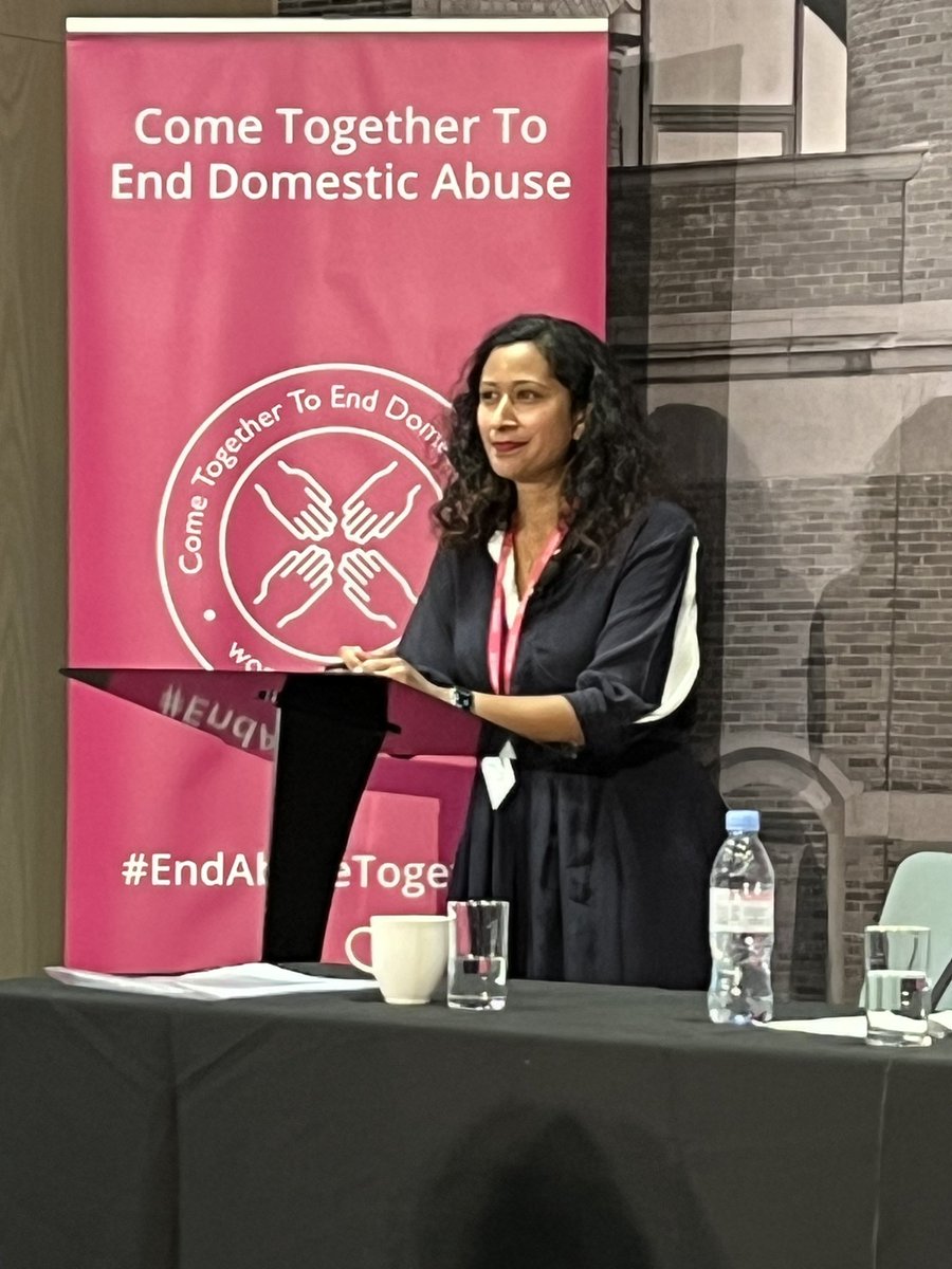#WAConf23 @FarahNazeer talks about how the #VAWG sector is barely a 3rd funded compared to what is needed to #EndAbuseTogether