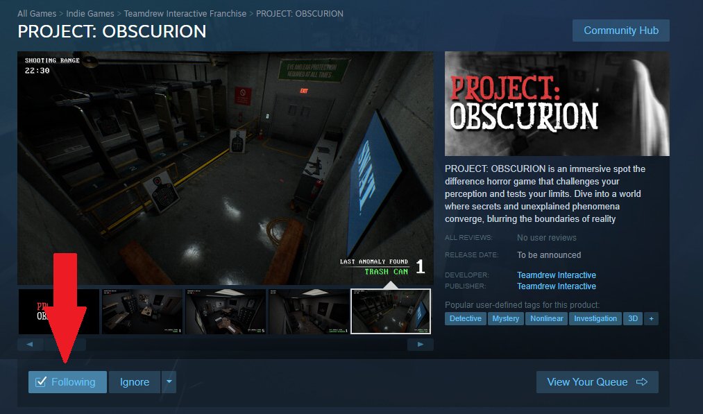 TMD_Interactive's tweet photo. Thank you for over 350 wishlists on Steam🧡
Make sure to add #ProjectObscurion to your wishlist and follow the steam page to have a chance to win a free key 1 day before release! 🎉
➡️ WISHLIST NOW: https://t.co/Y4XxofQ27j