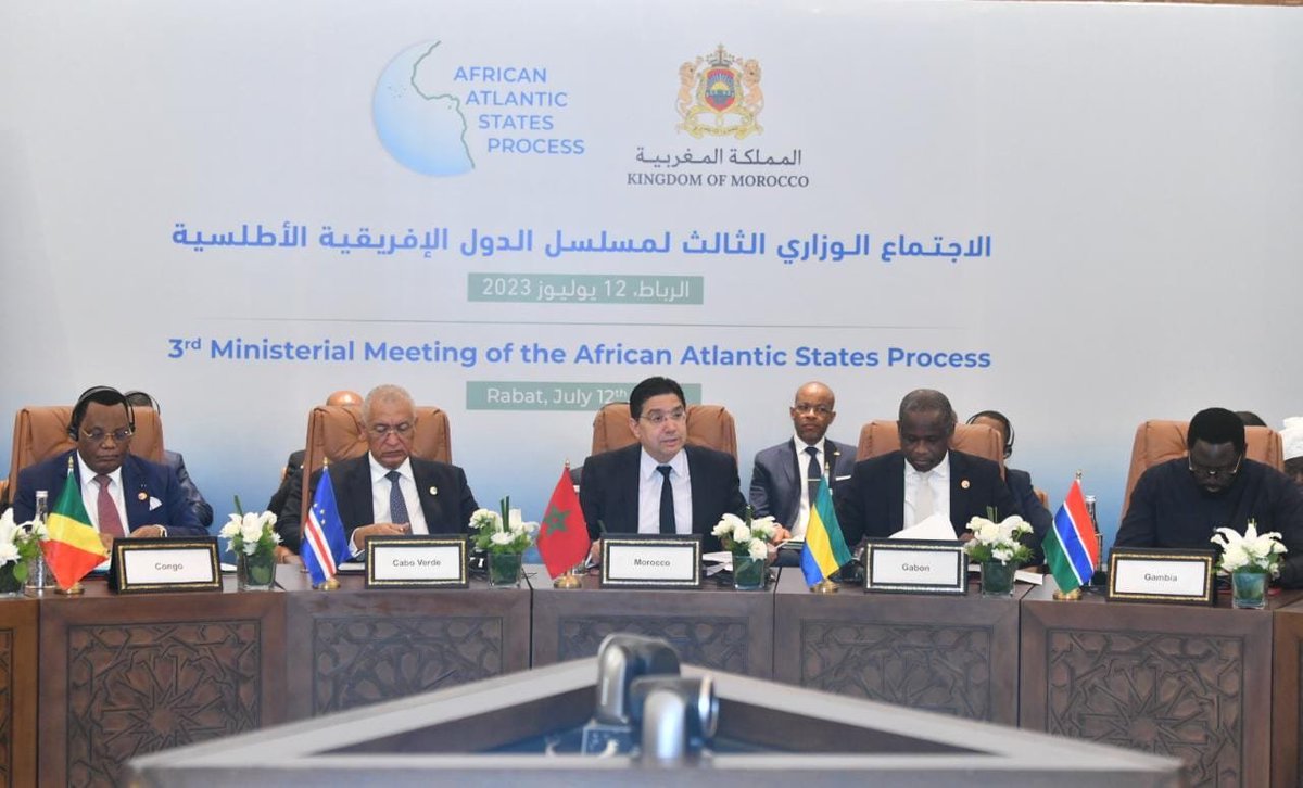 Marocdiplo_EN's tweet photo. Kick-off, today in Rabat, of the 3rd Ministerial Meeting of the African Atlantic States Process, with the participation of 21 countries bordering the Atlantic. https://t.co/ZChkozg81g