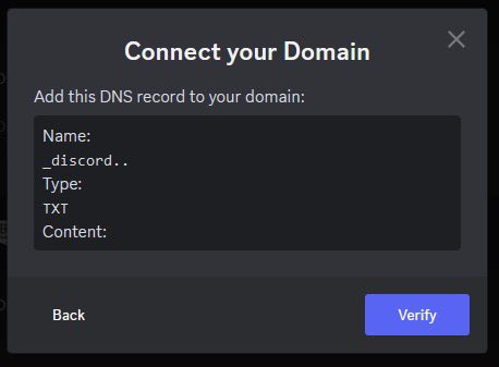 DisExperiments's tweet photo. 🔗 Domain Connection 🔗
You’ll soon can show your domains right on your Discord profile. https://t.co/i4K6bB7n8L