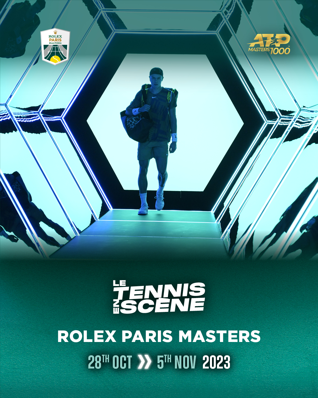 Rolex Paris Masters 2023, Rolex and Tennis