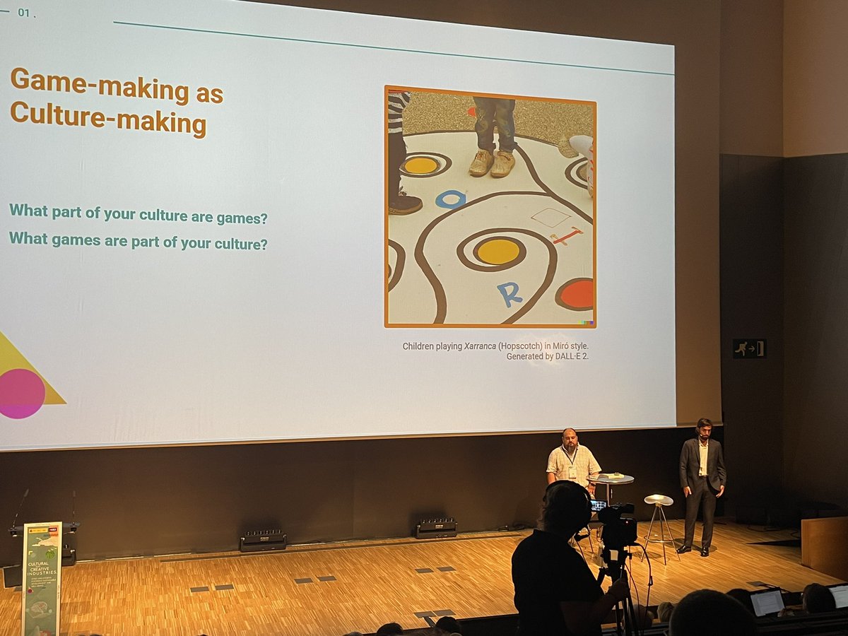 Colleague Josep Folch from <a href="/KEAtweets/">KEA European Affairs</a> brilliantly presenting EPIC-WE project @eu2023es <a href="/HorizonEU/">Horizon Europe 🇪🇺</a> .