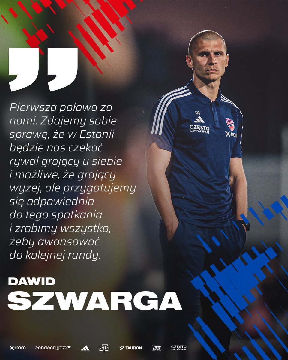 Rakow1921's tweet photo. 🗣 Trener Dawid Szwarga po meczu z Florą.
Zapis konferencji ▶️ https://t.co/ze8mEoSW6f
#RCZFCF | #UCL https://t.co/Z76T1v8RTb