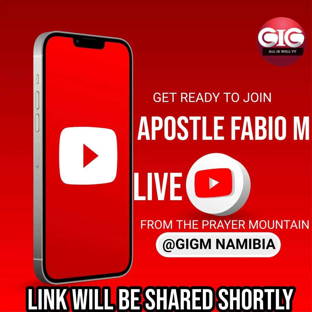 gigm_namibia's tweet photo. Please kindly join the servant of God live on our Youtube account @GIGM NAMIBIA

https://t.co/BionXFaxr4

Please remember to subscribe and share. https://t.co/5lTWNpk9vR