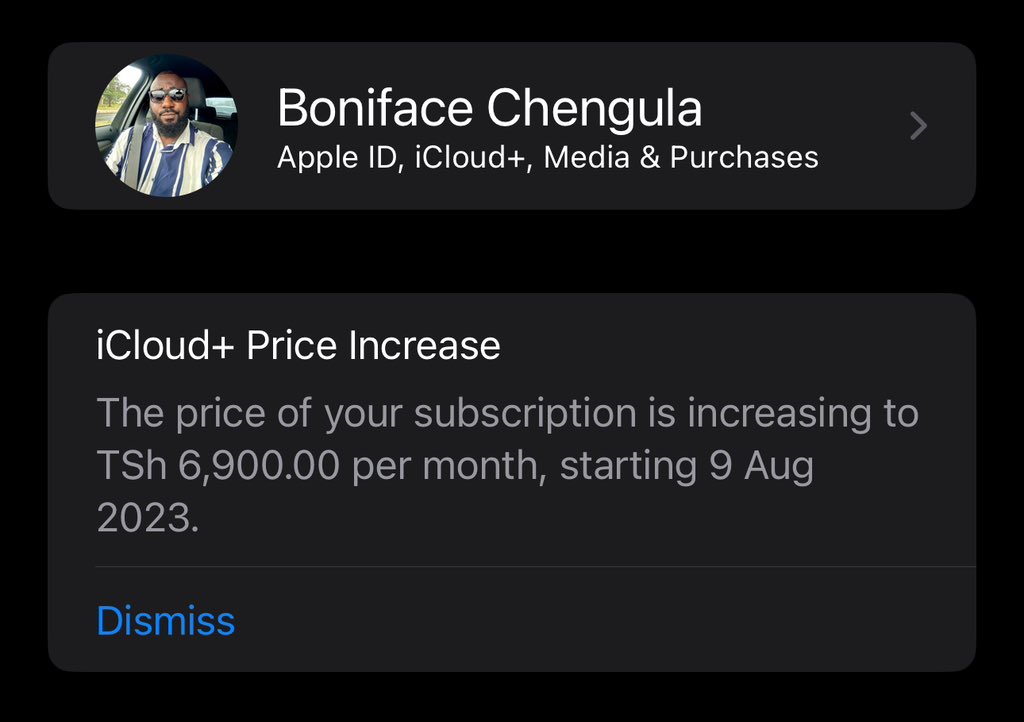 Bei ya iCloud storage (iCloud+) itaongezeka starting 9 August. Imeongezeka 1000 kwa kila category.